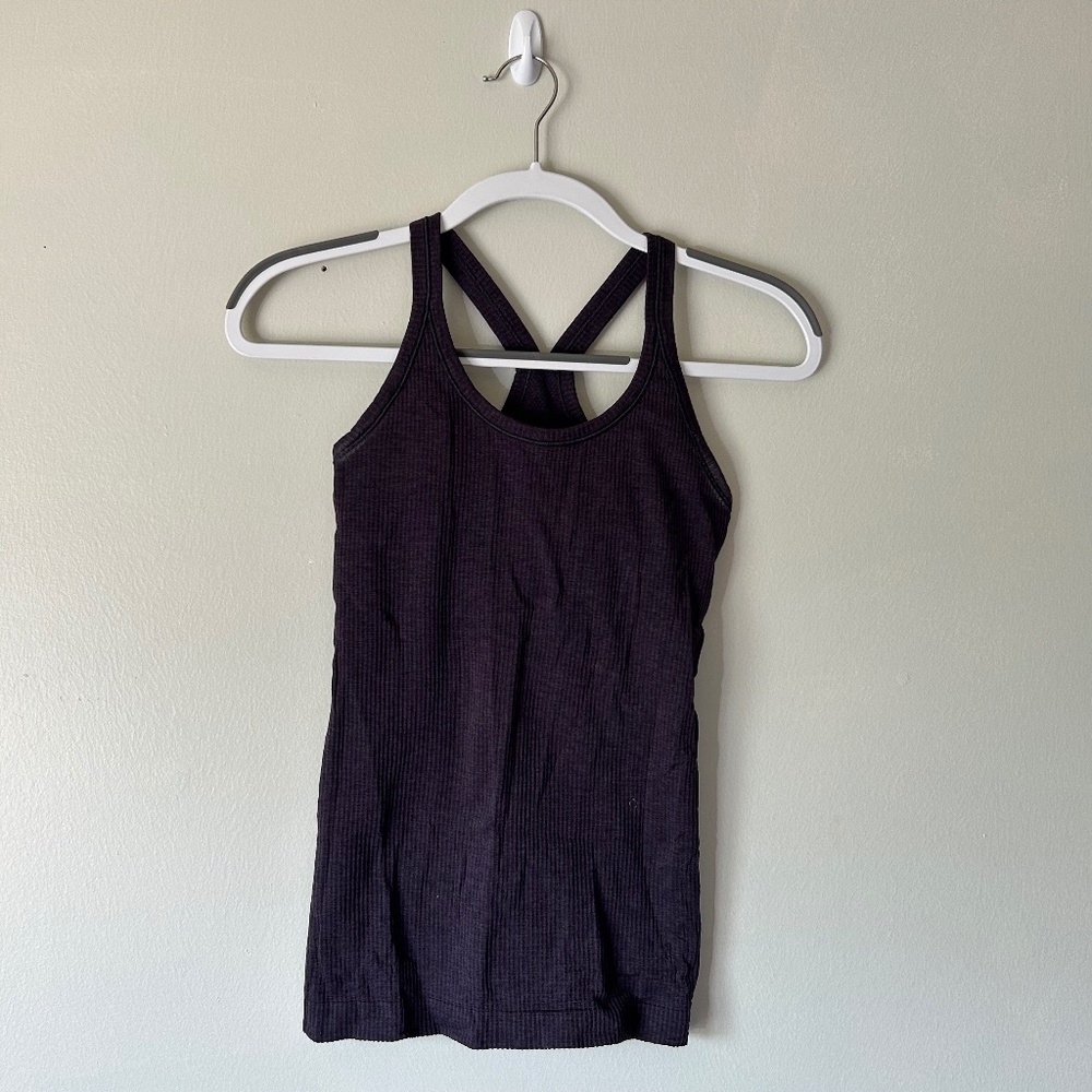Purple Lululemon Ribbed Tank